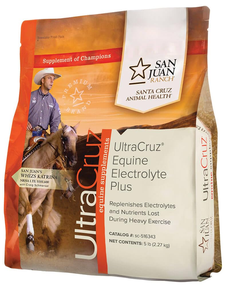 UltraCruz® Integratore equino di elettroliti Plus per cavalli, 5 libbre