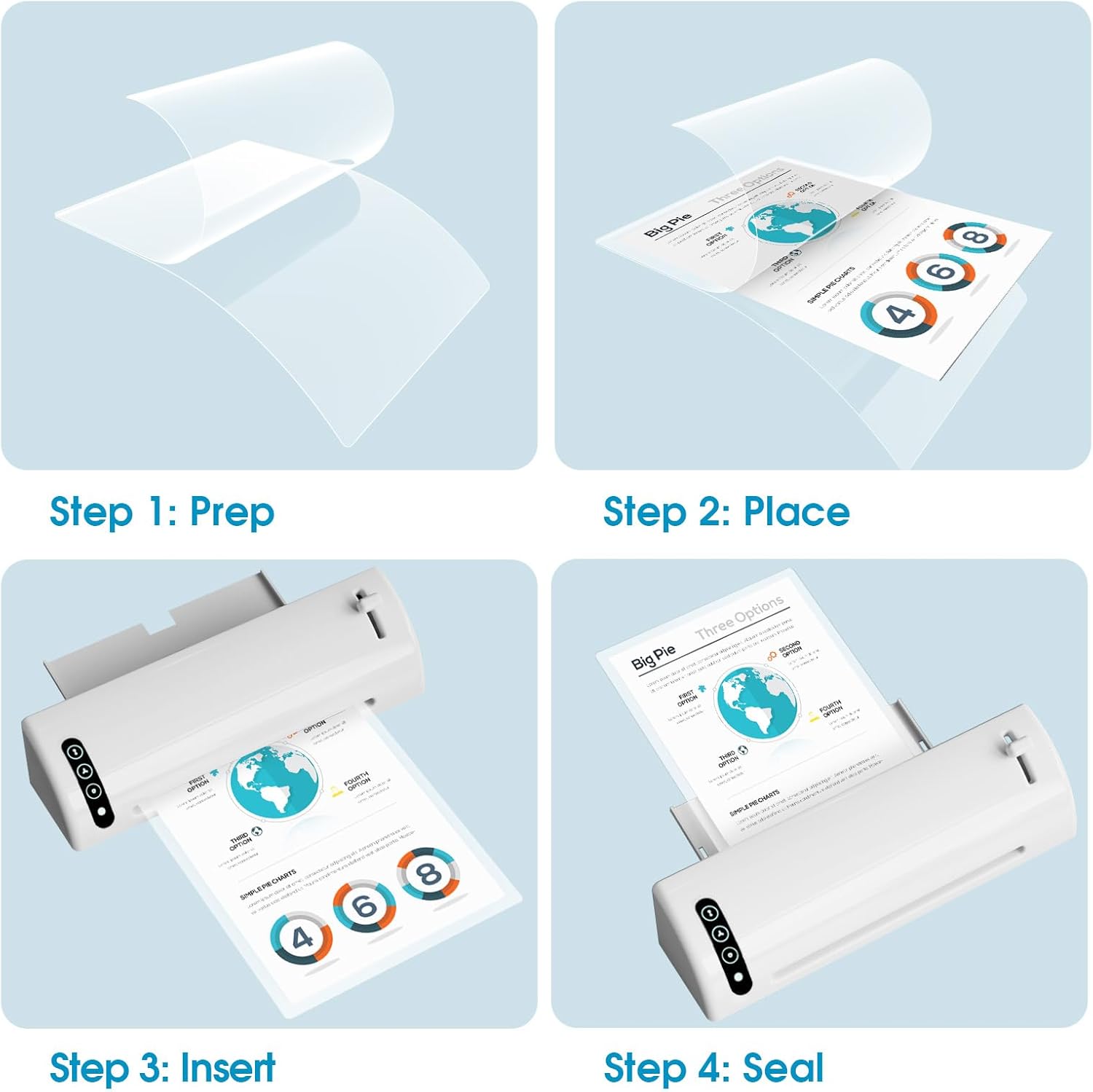 KTRIO 5 Mil Laminating Sheets, Hold 11 x 17 Inches Sheet, 50 Pack Thermal Laminating Pouches, 11.5 x 17.5” Laminate Sheets for Laminator, Clear Lamination Sheet Paper, Office School Home Supplies