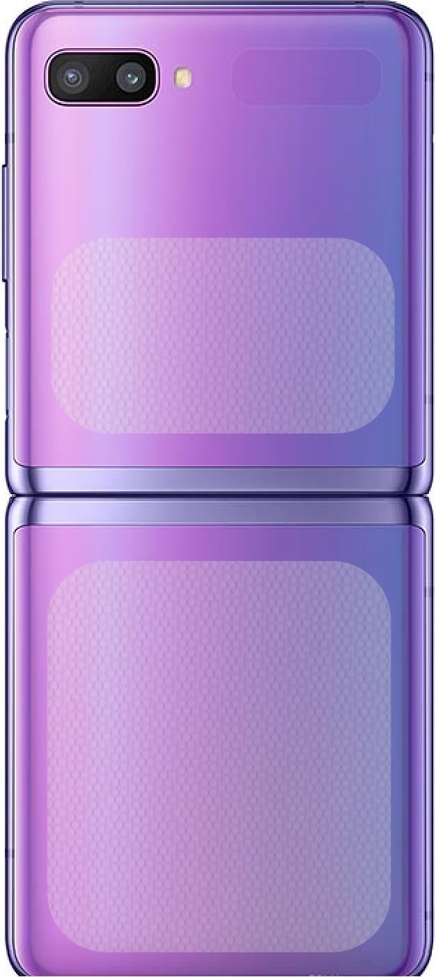 2pk Clear egrips Samsung Galaxy Z Flip Skin, Anti-Slip Protective Sticker Non-Slip Grip Mobile Phone Minimalist Case, Not for Phone Sides or Curved Surfaces