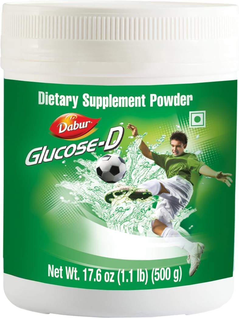 Glucose D - Glucose Powder - Fortified with Vitamin D and Calcium - A Tasty Flavour - 500grams