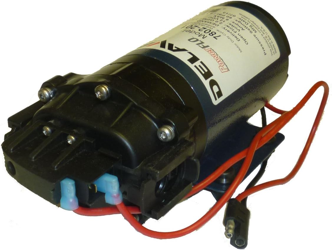 Delavan 7800 Series Diaphragm Pump 12V, 60 PSI, 2.0 GPM, Demand Pump, QA Ports Amazon.ca