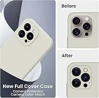 Vista 655 de FireNova Designed for iPhone 13 Pro Max Case, Silicone [Camera Protection] Phone Case with [2 Screen Protectors], Soft Anti-Scratch Microfiber Deep