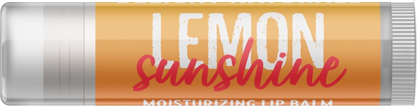 Delight Naturals Jumbo Lip Balm - Lemon Sunshine