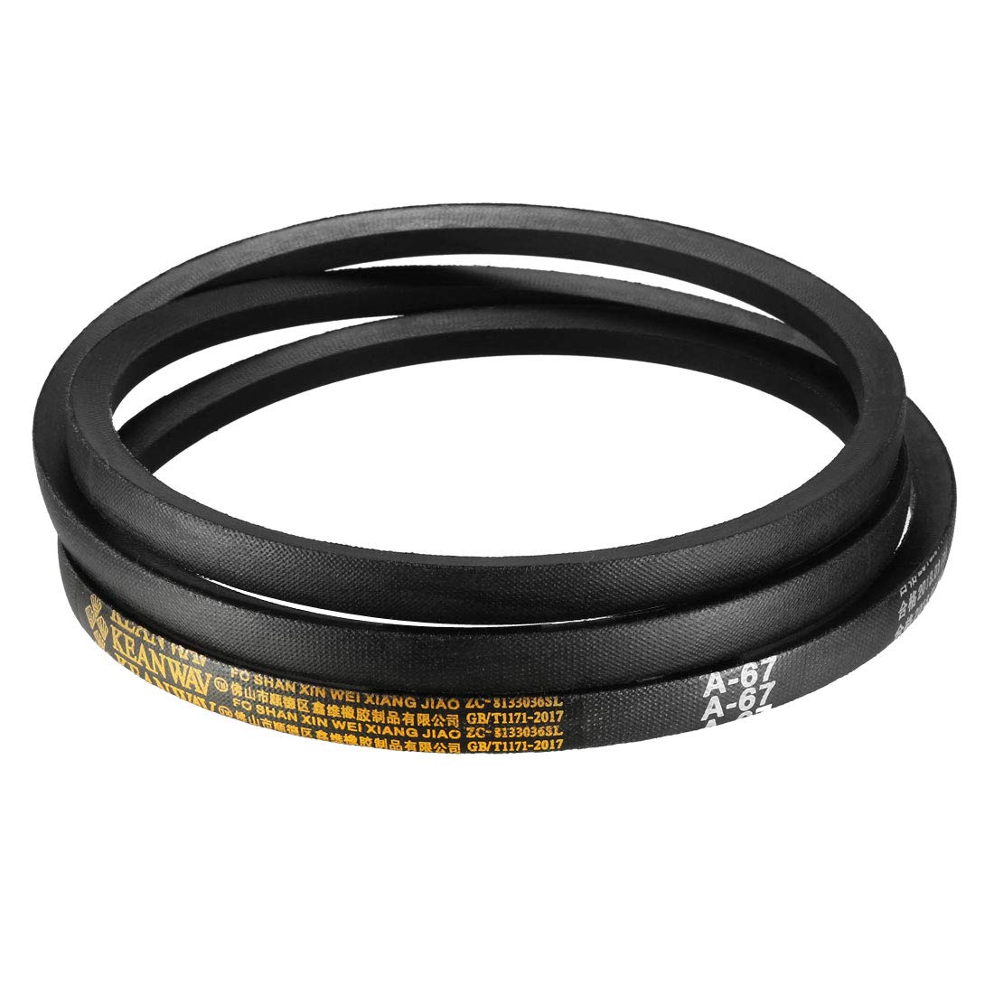 Sourcing Map Antriebskeilriemen A-88 - 88-Zoll Industrieller Gummiriemen