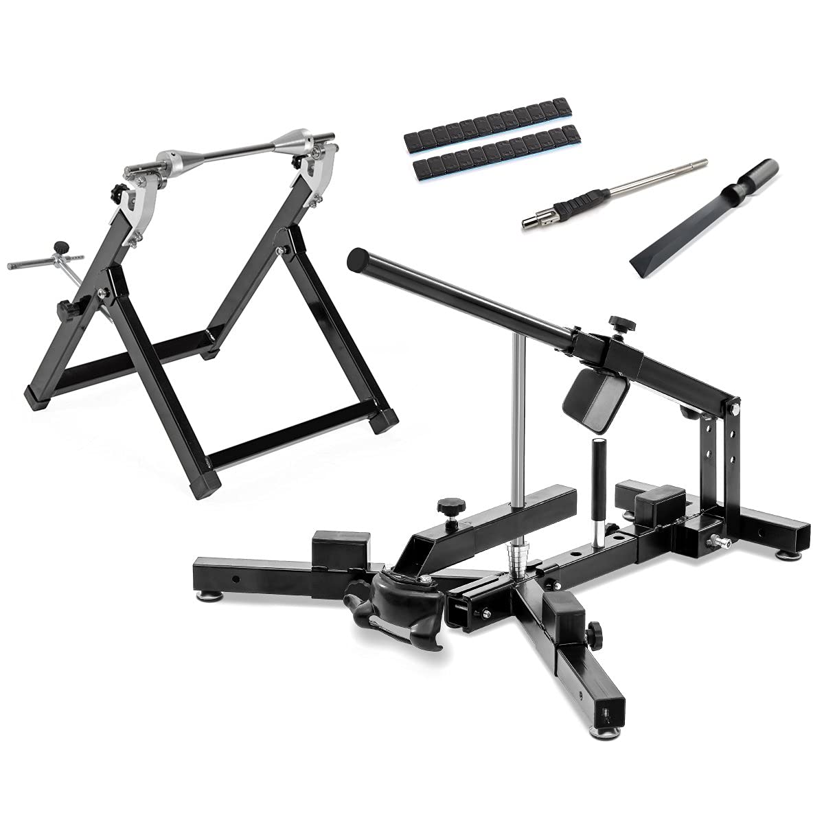 Set Destalonadora de neumaticos Moto + equilibradora + Accesorios equilibrado