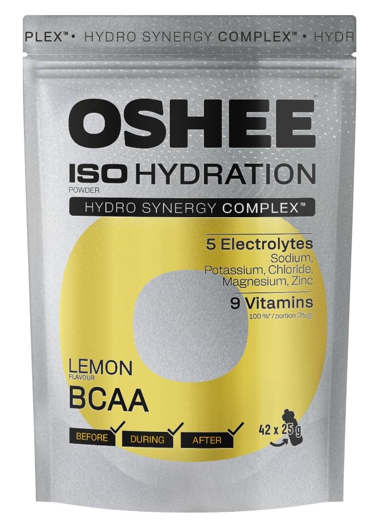 OSHEE ISO Hydration izotonik w proszku Lemon BCAA 1050 g