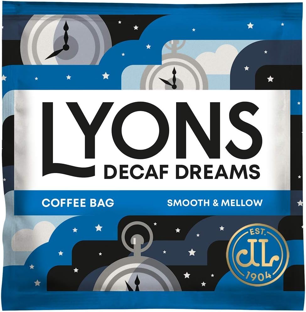 Lyons Decaffeinated Coffee Bags Bulk Buy (150)