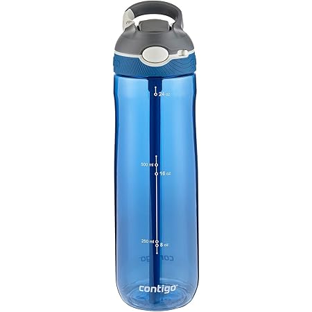 Contigo Ashland Water Bottle 24 Oz - Leakproof Tritan Bottle With AutoSpout & Handle (Multicolor) - View #4