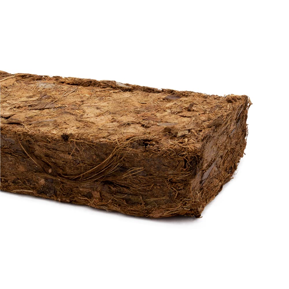 Terra Exotica Cocos Husk Brick ca. 500g - grob, gepresster Humusziegel als Terrarienboden für Reptilien und Amphibien, 1 Ziegel ergibt ca. 7 Liter lockeres Substrat (12 Stück - 84 Liter)