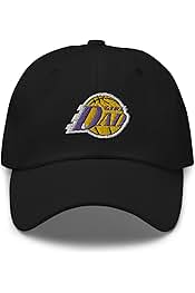 Girl Dad Hat - LA Hats for Men, Black LA Baseball Cap | Gifts from Daughter, New Dad Present | Kobe Hat, Los Angeles Basketball, 8 24 Goat