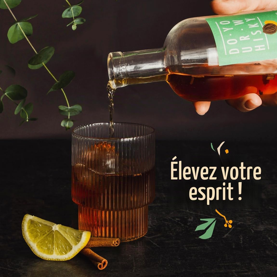 Kit D'infusion pour Whisky par Craftly | Infusions D'agrumes, D'épices Et De Plantes pour Cocktails Maison | Kit Alcool DIY | Cadeau Unique pour Hommes & Femmes | Cadeaux De Noël pour Elle & Lui