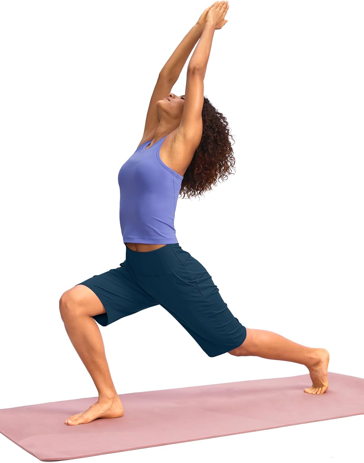 G Gradual Women's 12" Bermuda Long Shorts with Pockets High Waisted Stretch Knee Length Shorts for Women Summer Walking - Image 6