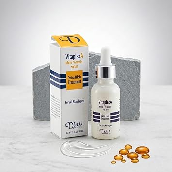 Dinur Cosmetics Vitaplex A Multi-Vitamin Serum Extra Rich Treatment for All Skin Types 1 fl. oz./ 30 ml.
