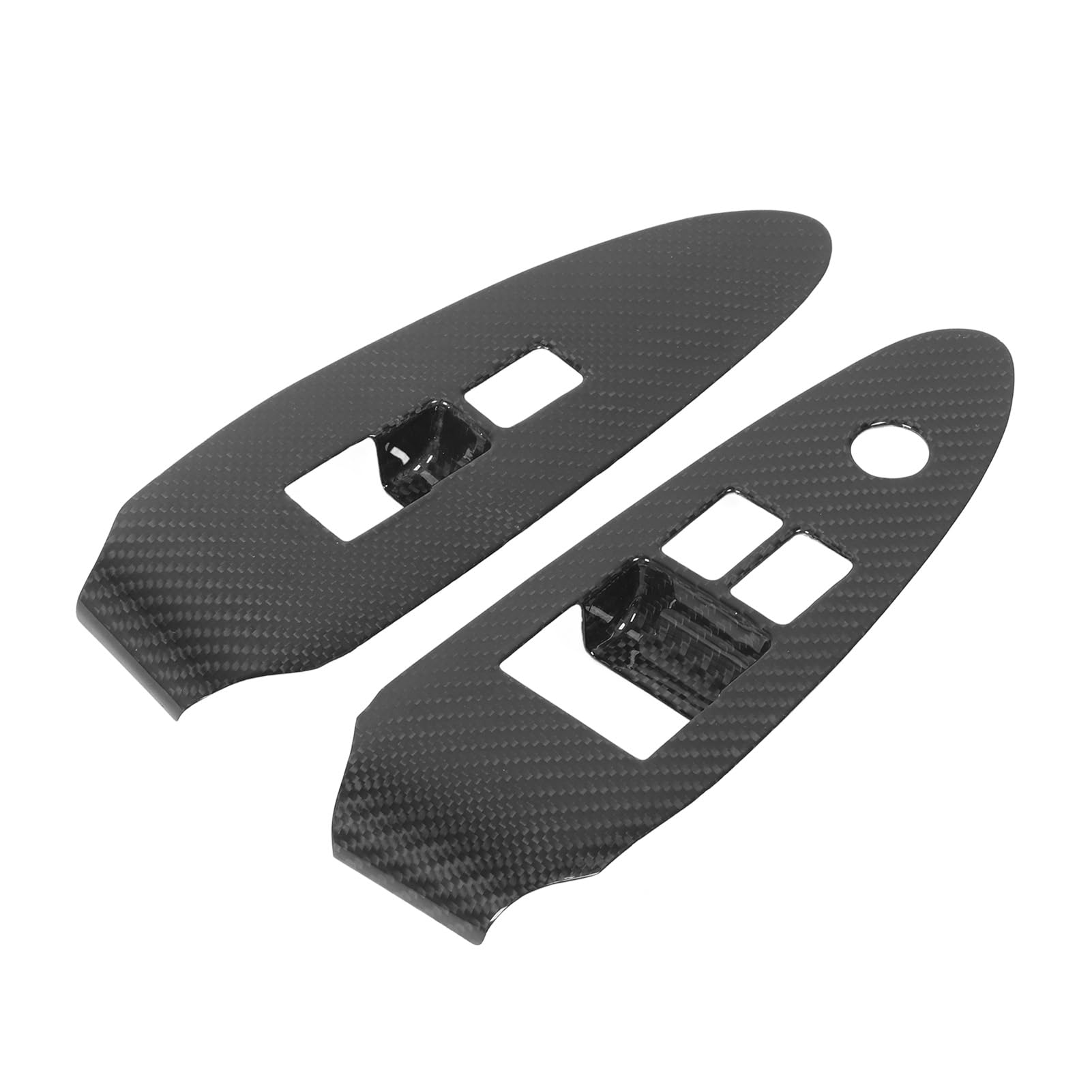 aqxreight Carbon Fiber Window Switch Cover for Fairlady Z RZ34 400Z LHD