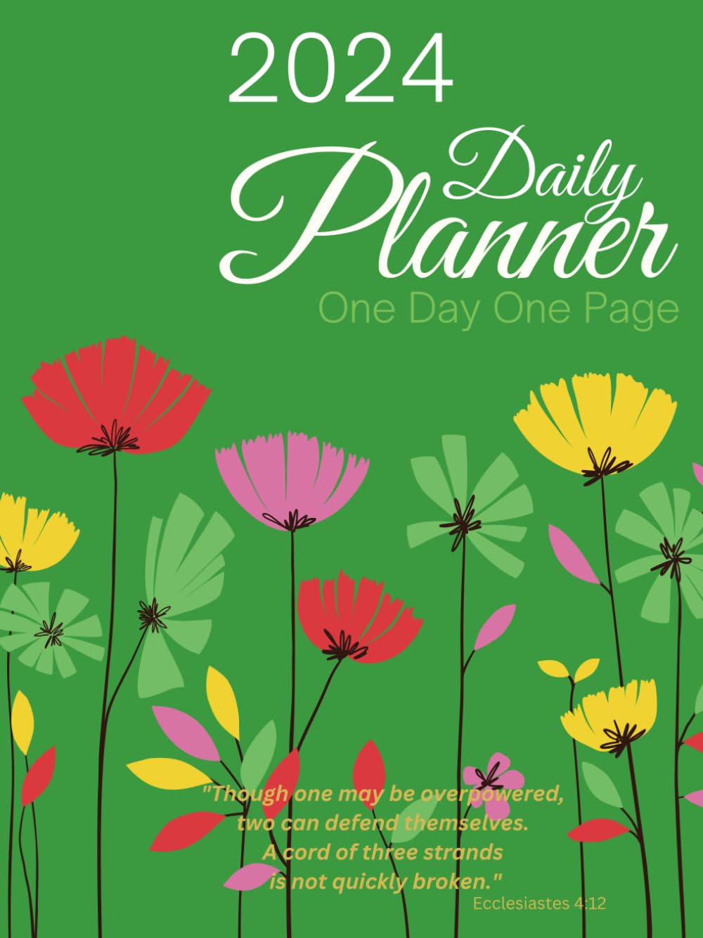 CHRISTIAN PLANNER 2024 DAILY PLANNER 2024 With Monthly Inspiring