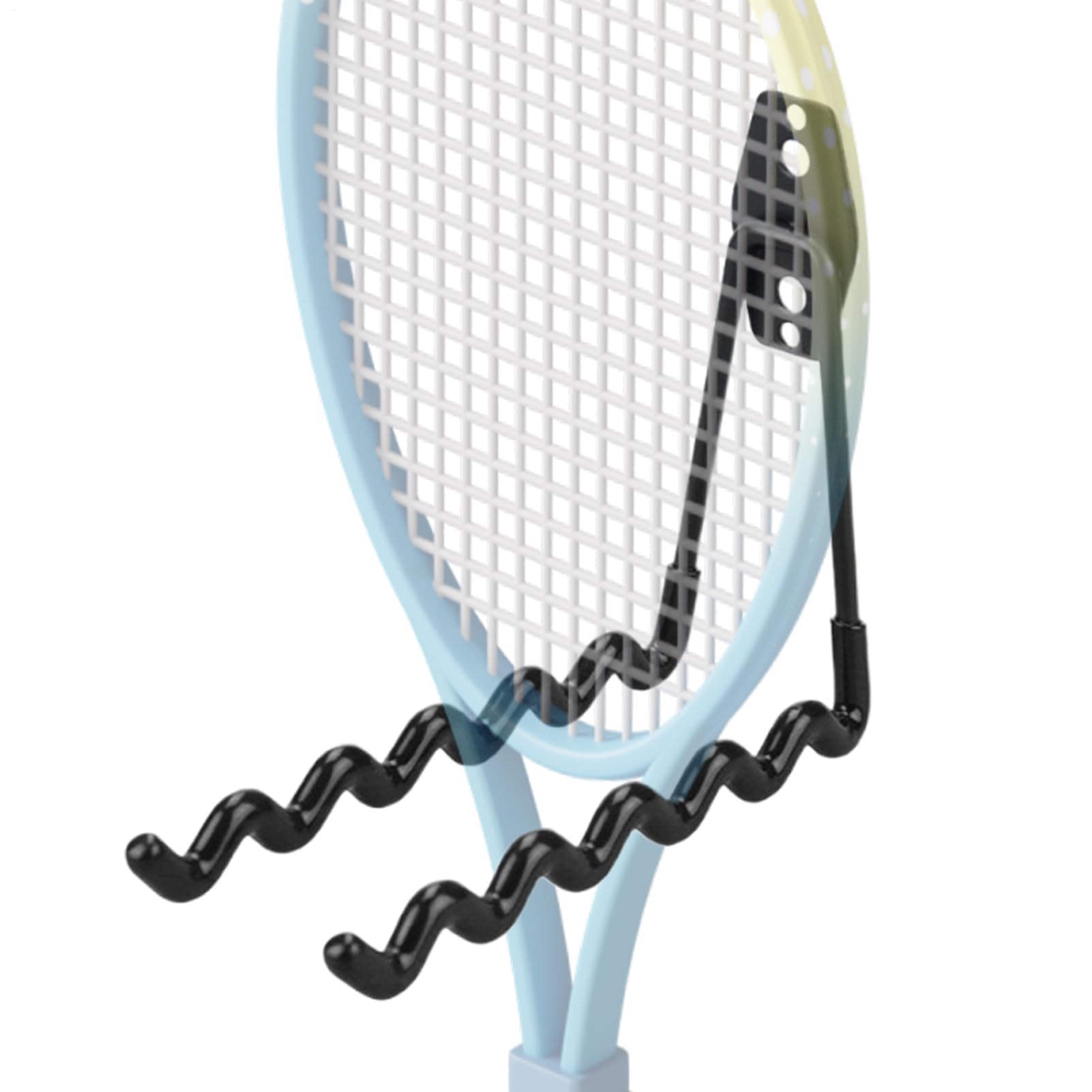 Supporto Da Parete Per Racchetta Da Badminton - Porta Racchette Universale In Metallo Resistente, Organizer Per Attrezzatura Sportiva, Gancio Per Racchetta Da Tennis | Portaoggetti A Muro Per Racchett