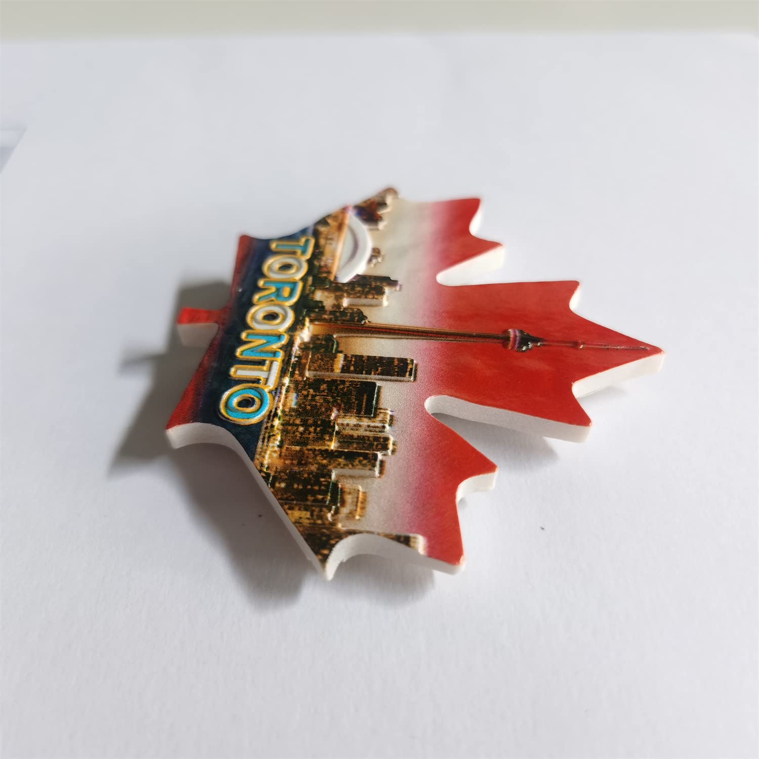 Wedare Victoria Canada 3D Ovale Magnete da Frigorifero Souvenir Adesivi magnetici in Resina Fatti a Mano Decorazione della Cucina di casa, Canada Collezione di magneti per Frigorifero