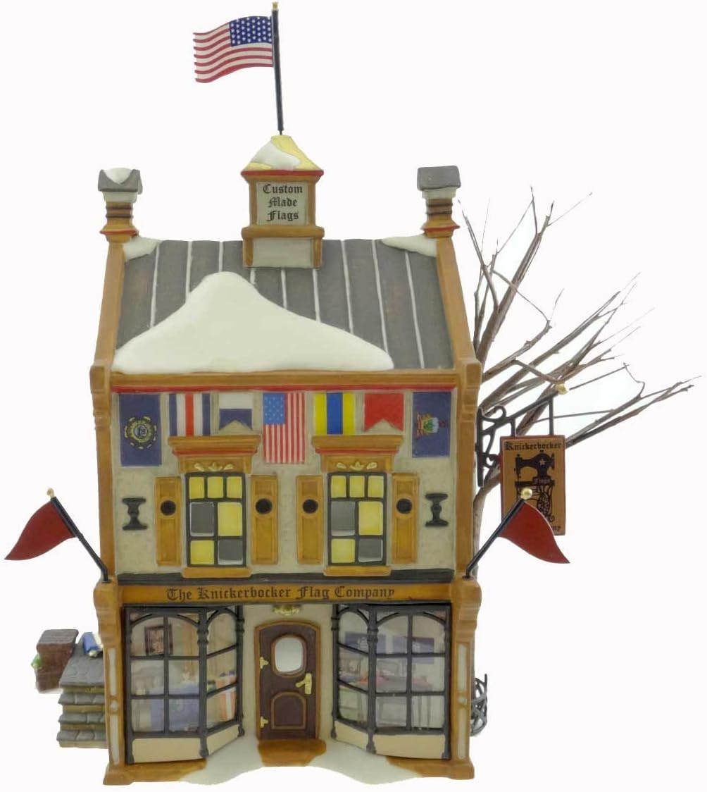 Dept 56 Buildings KNICKERBOCKER FLAG COMPANY 57003 New England Series New