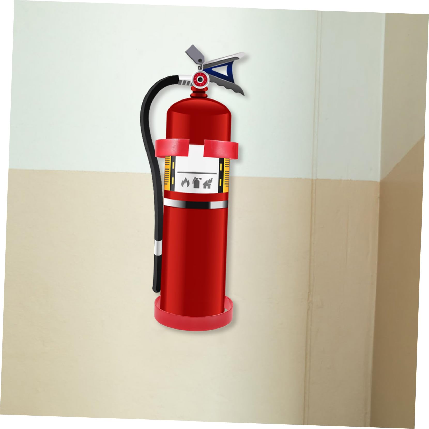Soporte Fácil Extintor de Pared de Hierro para de Incendios Resistente 5-6kg de Usar para Vehículos y Embarcaciones