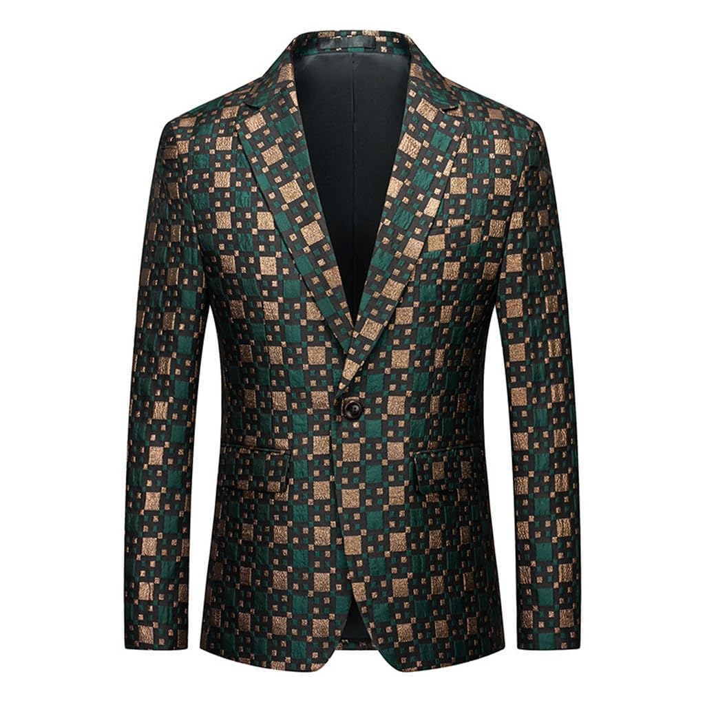 Veste de costume slim business chic pour homme en taille Large