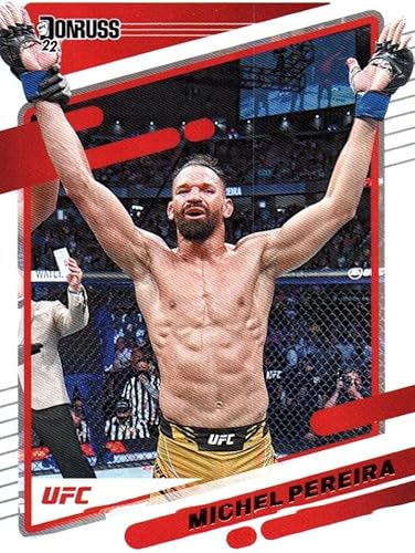 Michel Pereira Donruss Collectible UFC Card- 2022 Panini Donruss UFC Card #127 Free Shipping & Tracking