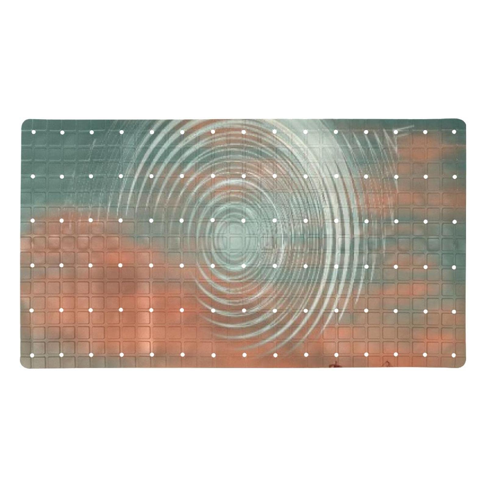 Alfombrillas para bañera con ventosas y agujeros de drenaje Building Circle