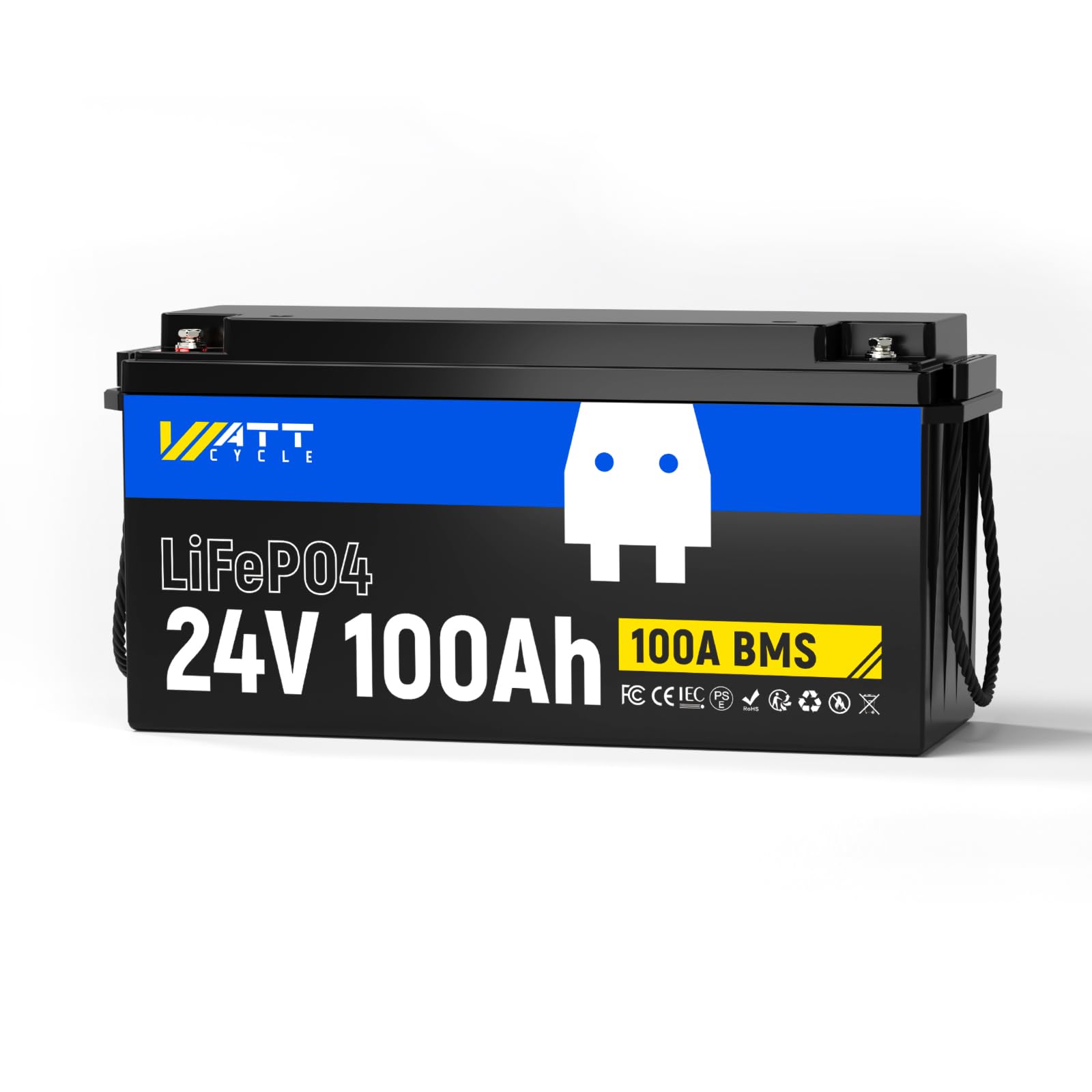 Wattcycle 24V 100Ah LiFePO4 Battery