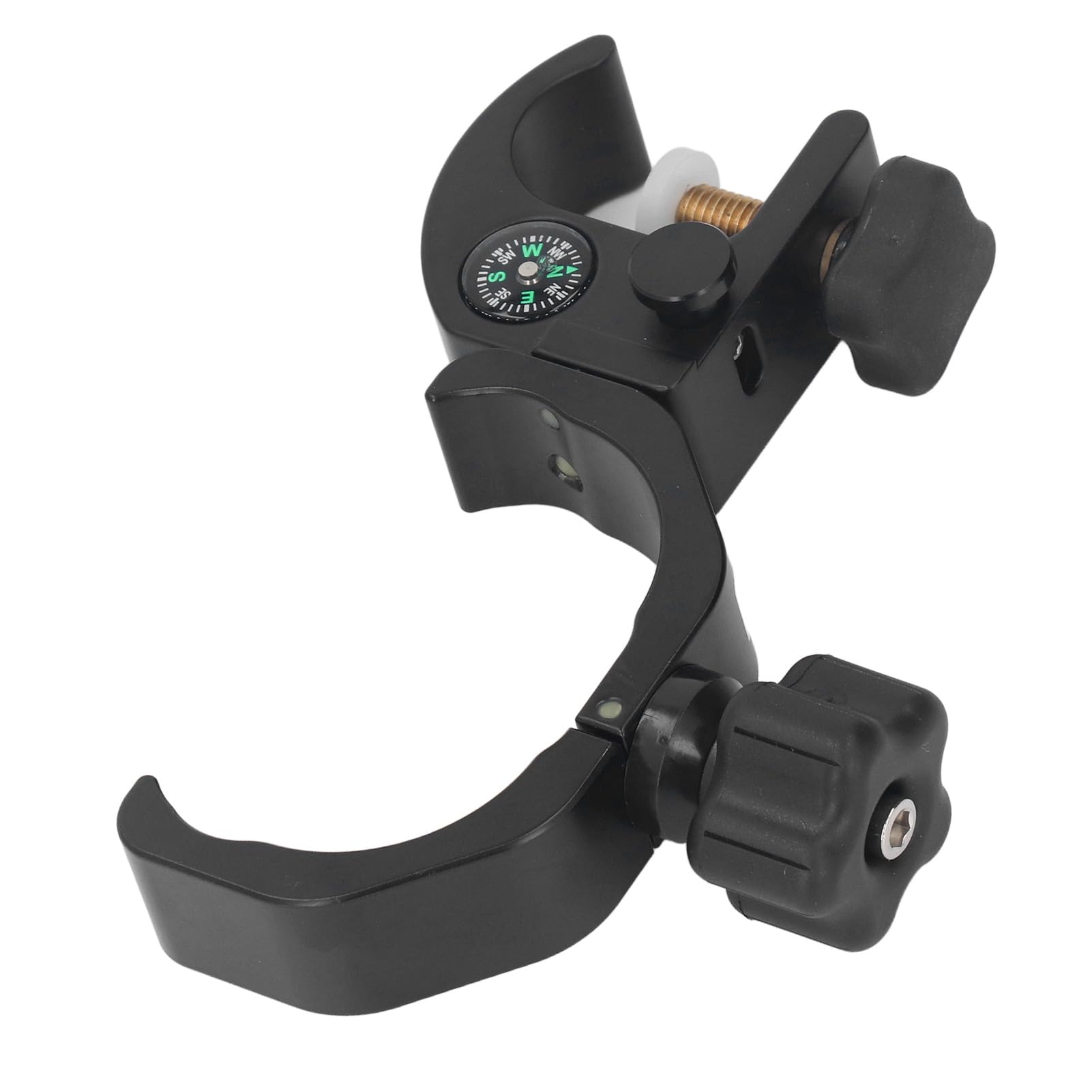 Anodyzowany aluminiowy wspornik kolektora z kompasem - Uchwyt do montażu na słupie GPS RTK, kompatybilny z iHand30 - Pasuje do tyczek o średnicy od 20 mm do 38 mm do