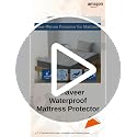 Image of Premium 100 Percent Waterproof Mattress Protector with Elastic Non-Woven | Hypoallergenic Mattress Cover Fitted Bed Protector for Single Size Bed 30x72 Inch Fit On 10 Inch 2.5X6 Feet, Dark Grey