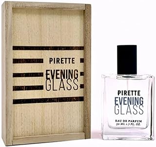 PIRETTE Evening Glass Eau de Parfum Spray for Women, Beach-Inspired, Long Lasting Womens Perfume with Notes of Dark Coconut, Warm Wood, Smoky Vanilla & Sea Salt, Daily Women's Fragrances, 1.7 fl oz