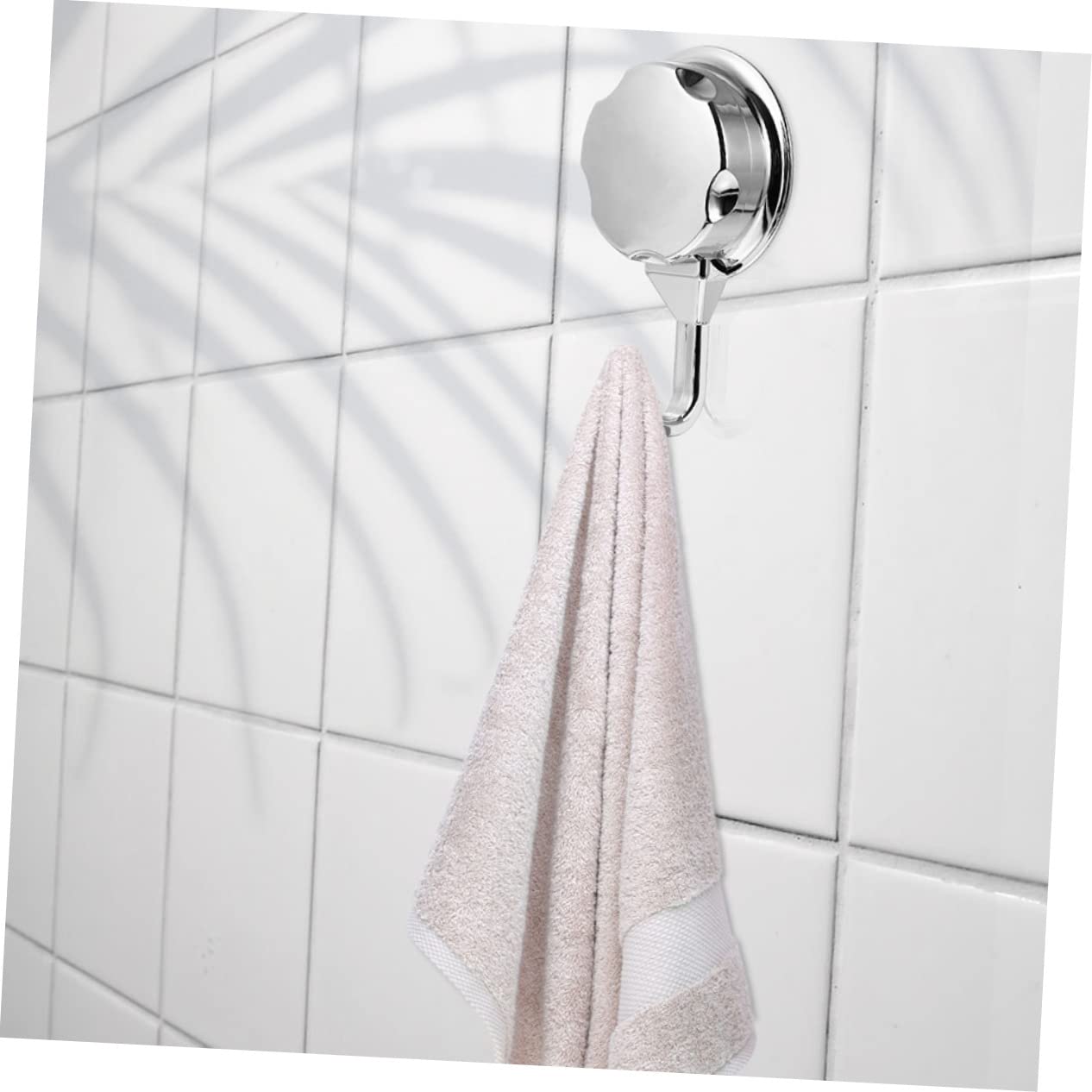 Amosfun 4 Sätze Starke Saugnapfhaken Multifunktional Abnehmbar Ohne Bohren Für Badezimmer Küche Glatte Flächen Wie Fliesen Vielseitiger Halter Für Handtücher Und 2 Stücke * 4