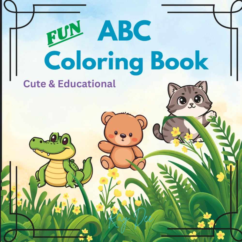 Fun ABC Coloring Book: Cute & Educational