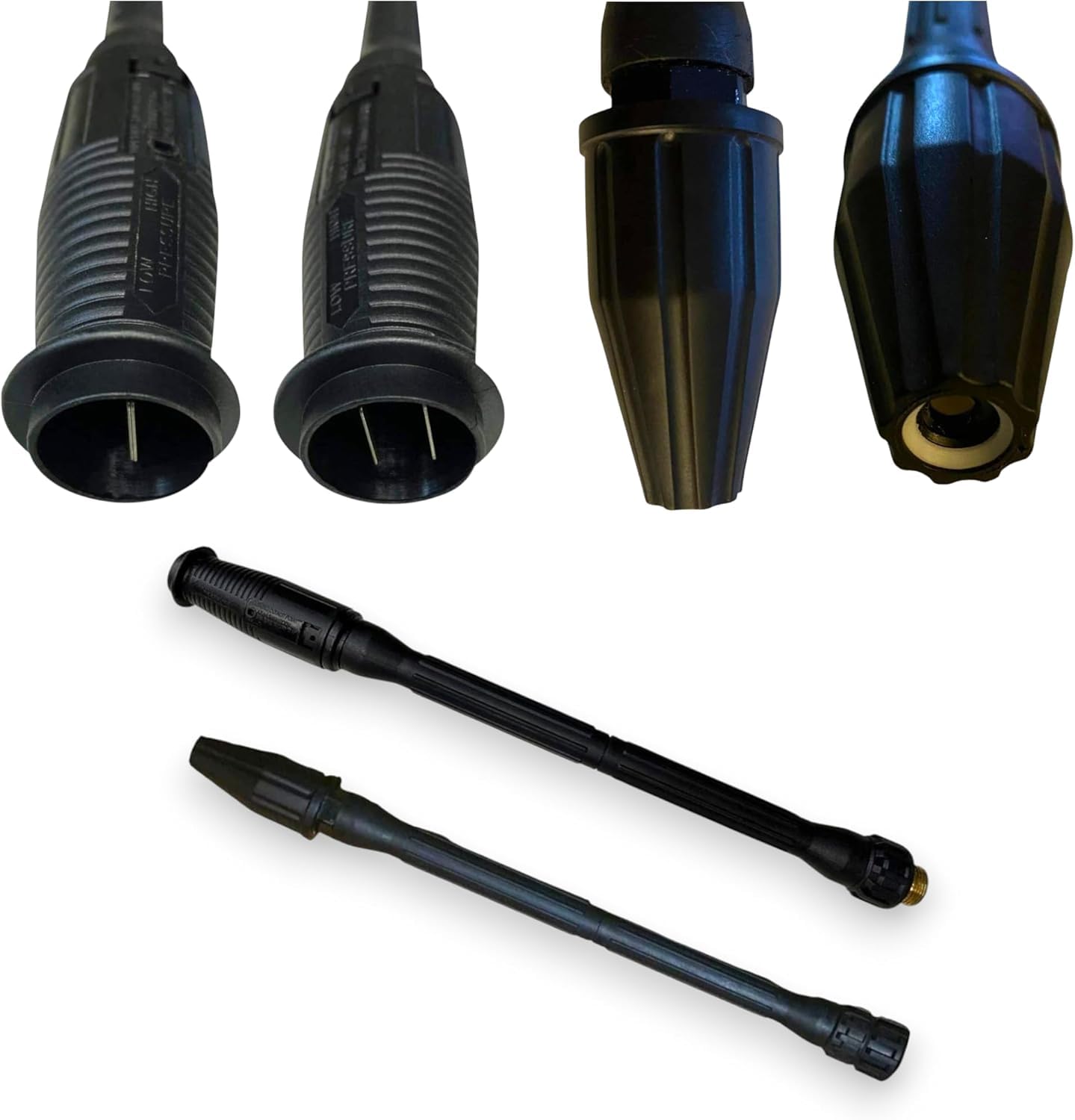 M&M Smartek pistolet wysokociśnieniowy 1/4 3/8 do Kärcher/Nilfisk, 310 bar | Pistolet wysokociśnieniowy do zimnej lub gorącej wody; sprawdź złącza, przepływ, ciśnienie, temperaturę i model.