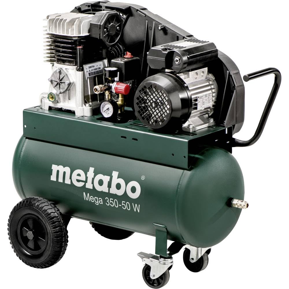 Metabo Mega 350-50 D - compresor 4 CV 200 litros correa trifásico