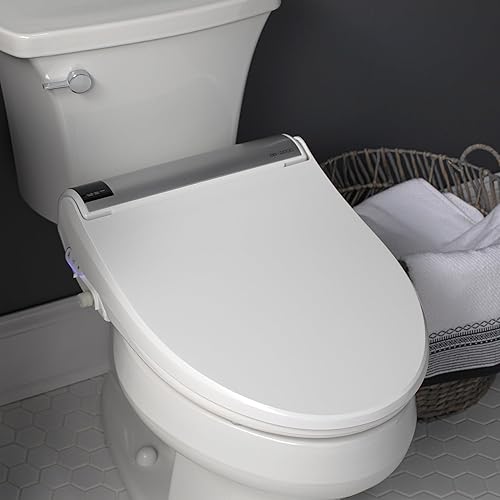 Miniatura 10 de Bio Bidet Bliss BB2000 - Asiento de inodoro inteligente color blanco alargado de primera clase agua caliente ilimitada lavado en remolino