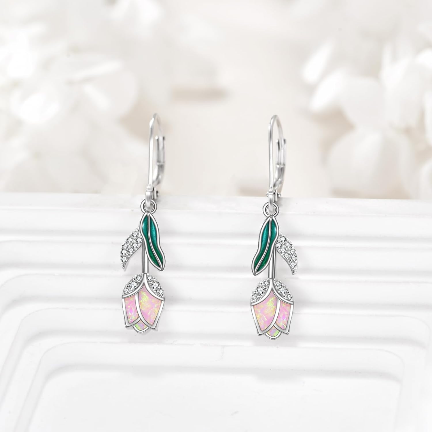 Earrings for Women 925 Sterling Silver Gemstone Dangle Earrings Jewelry Gifts