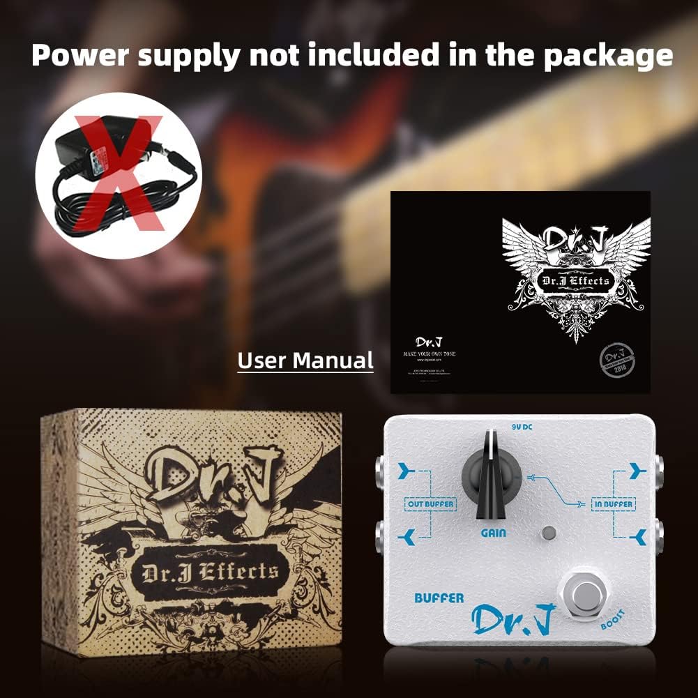 JOYO D57 Buffer Pedal power input details