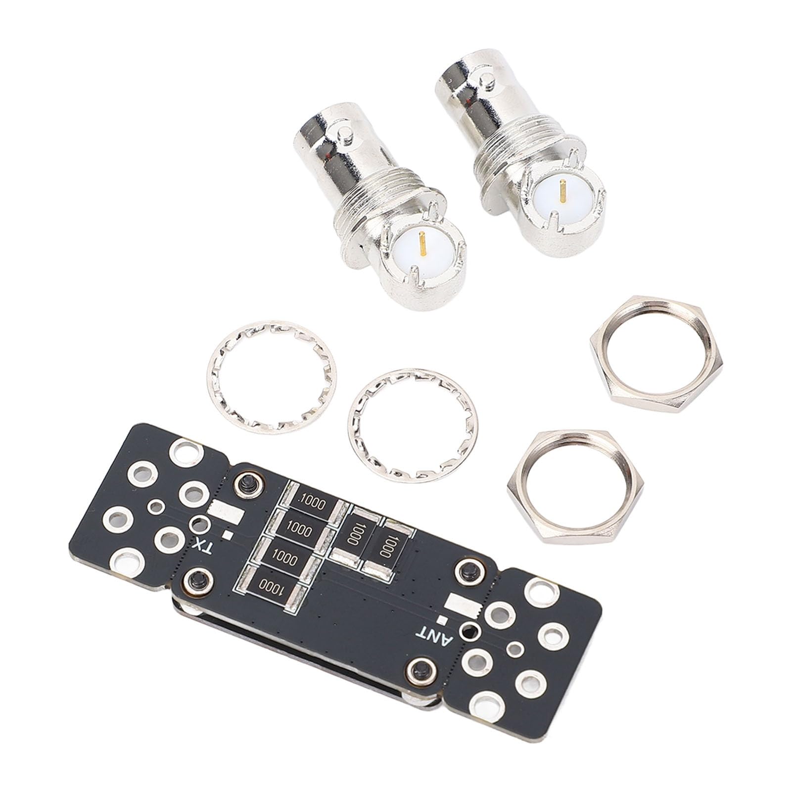 Kit de Compteur QRP SWR 1 Compteur de Puissance Multifonctionnel 50 MHz 10 W avec Plaques BNC Amovibles pour Les Amateurs de Radio Amateur Matériau PCB Taille Compacte 30 X 19