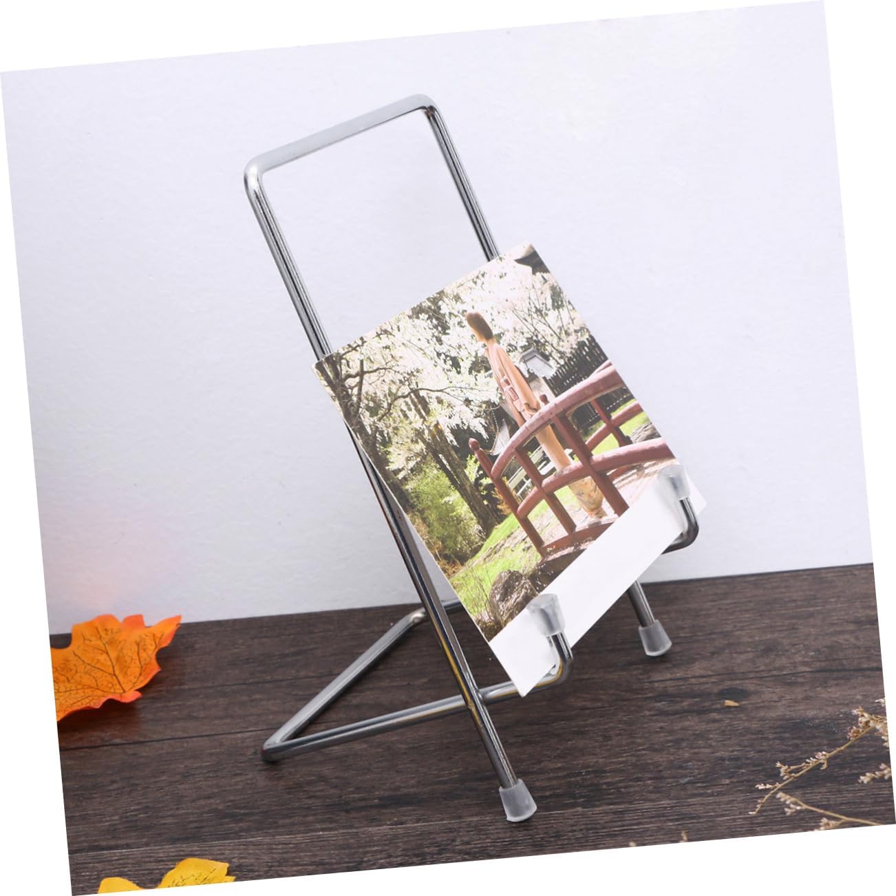 IMIKEYA 3pcs Multi-purpose Display Stand for Photos Medals and Certificates Elegant Silver Square Base Rack for Home Decor and Craft Exhibitions