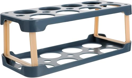 Vista 10 de Bandeja de cartón para huevos con tapa, contenedores para huevos para refrigerador, soporte para huevos, contenedor transparente con tapa, Negro