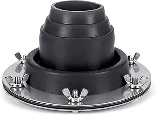 Silicone Stove Hole Tent Flue Flashing Roof Hole Pipe Boot Roofing Pipe Flashing for Garages Sheds Firewood Stove Accessory