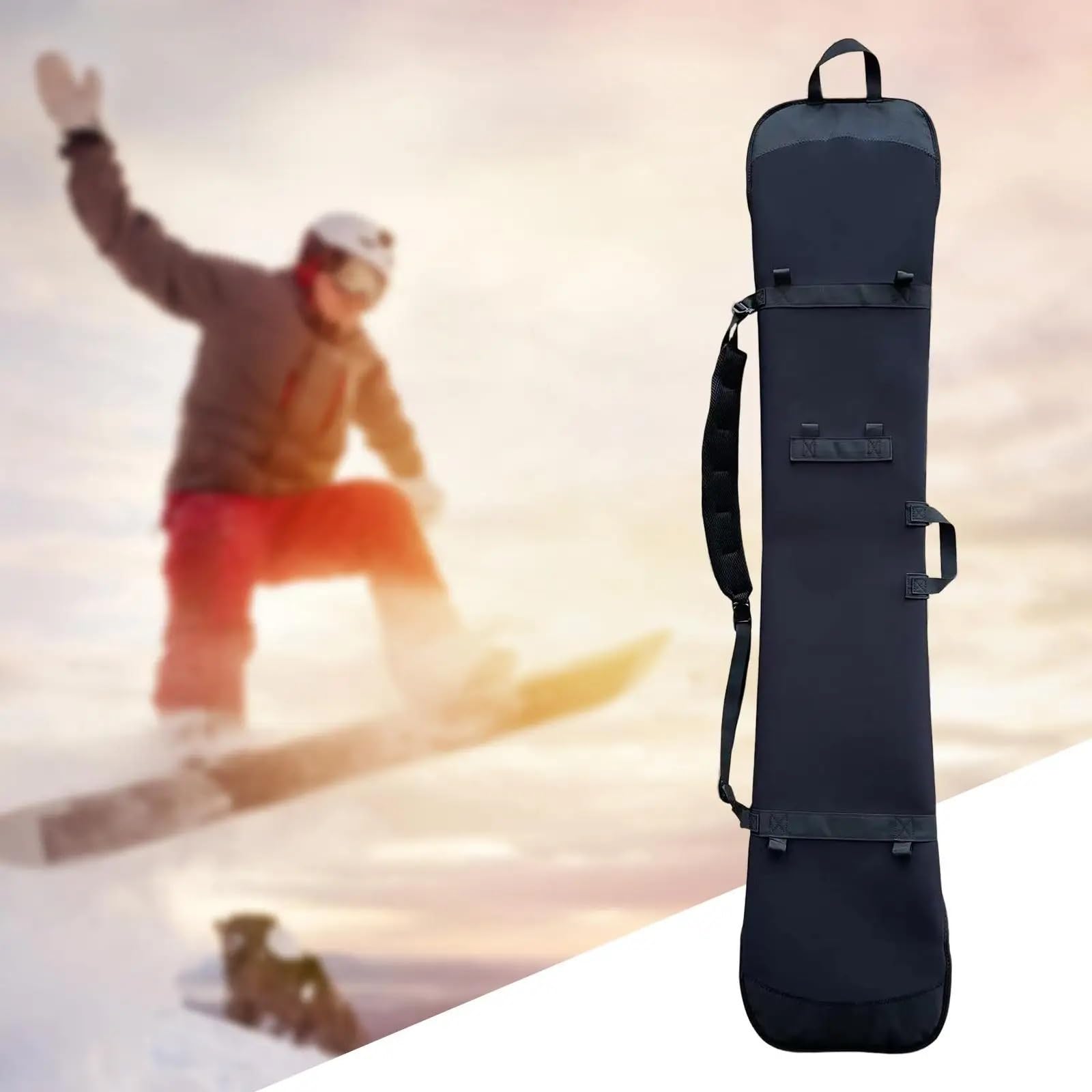 Torby na buty narciarskie Torba podróżna na sprzęt snowboardowy z osłoną ochronną 3,5 mm torba bagażowa