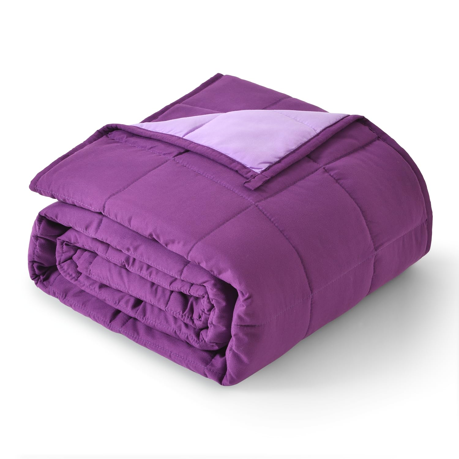 Topblan Cooling Weighted Blanket for Adults, 15 lbs 48 x 72 Twin Size Bed