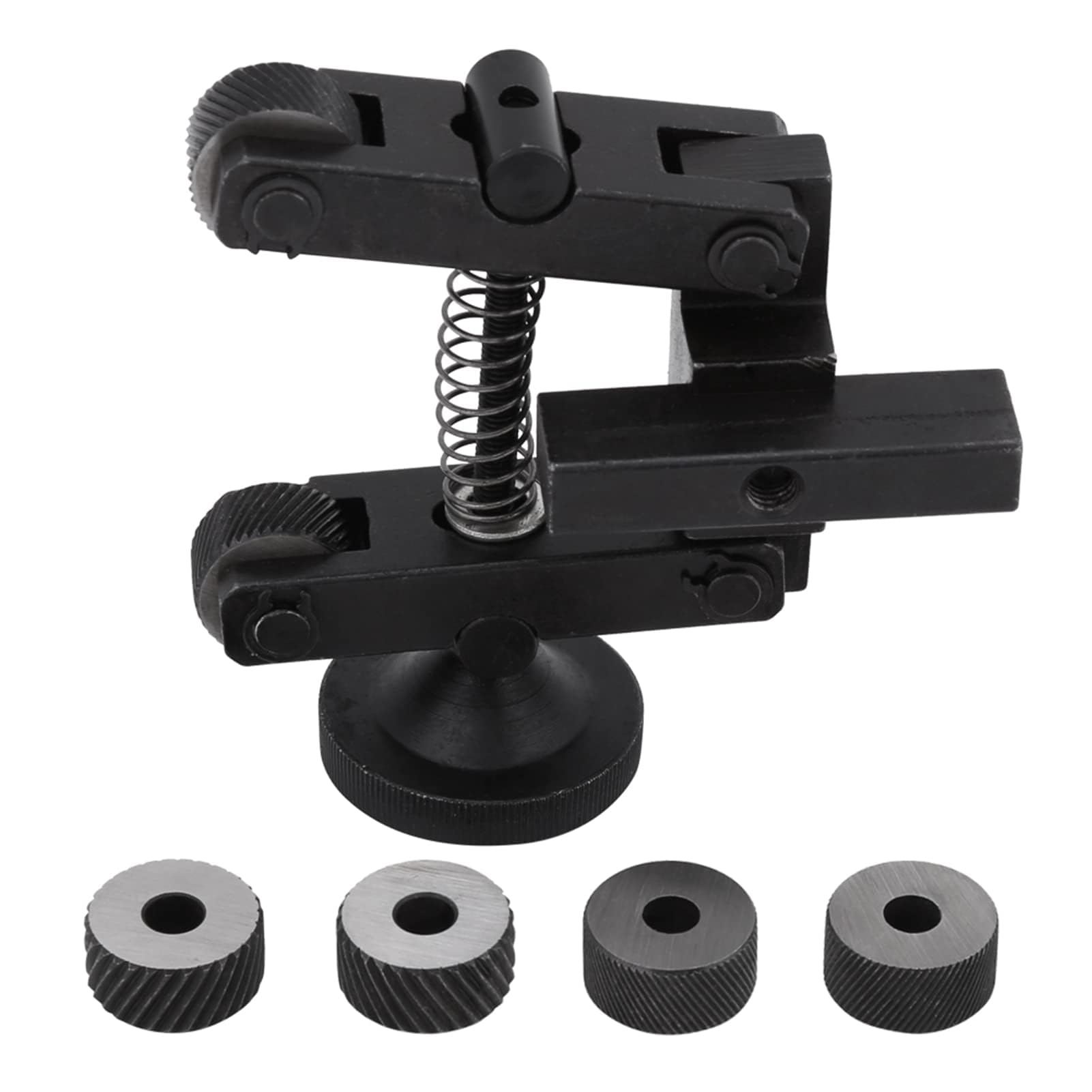 Herramienta de Moleteado Moleteado Herramienta de Moleteado de 2 Cm / 0,8 Pulgadas para Torno de Metal, Herramienta de Moleteado Soporte Cargado por Resorte Herramienta de