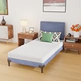 PayLessHere | 5 Inch Twin Mattress | Medium Firm Gel Memory Foam Mattress | White | with Washable Zipper Cover | for Pressure-Relieving Cool Sleep | Bed in a Box, CertiPUR-US Certified