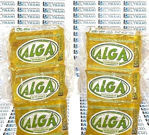 6 PEZZI DI Puro Sapone 400 GR Detersivo 100%