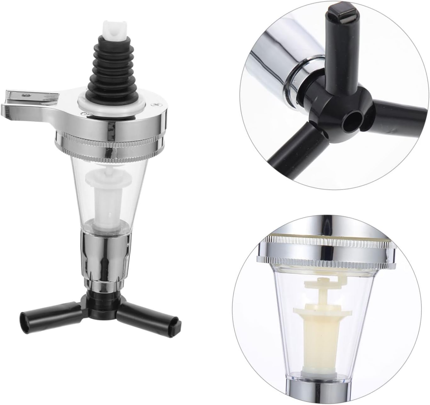 Bar Wine Dispenser Pump Head Wall-mounted Liquor Spout Shot Pourer Dispenser for Alcohol Wedding Party Accessory