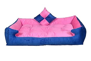 Slatters Be Royal Store Premium Quality Reversible Dual Ultra Soft Velvet Luxury Sofa Bed PET Bed | Dog Bed | CAT Bed | Puppies Puppy Bed | Rabbit Bed