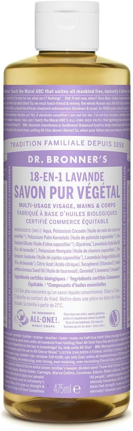 Organic Lavender Pure-Castile Liquid Soap, 946 ml