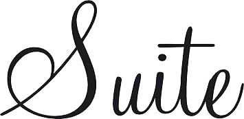 Suite office Vinyl Wall Decals Sayings Words Art Decor Lettering Vinyl Wall Art Inspirational Uplifting